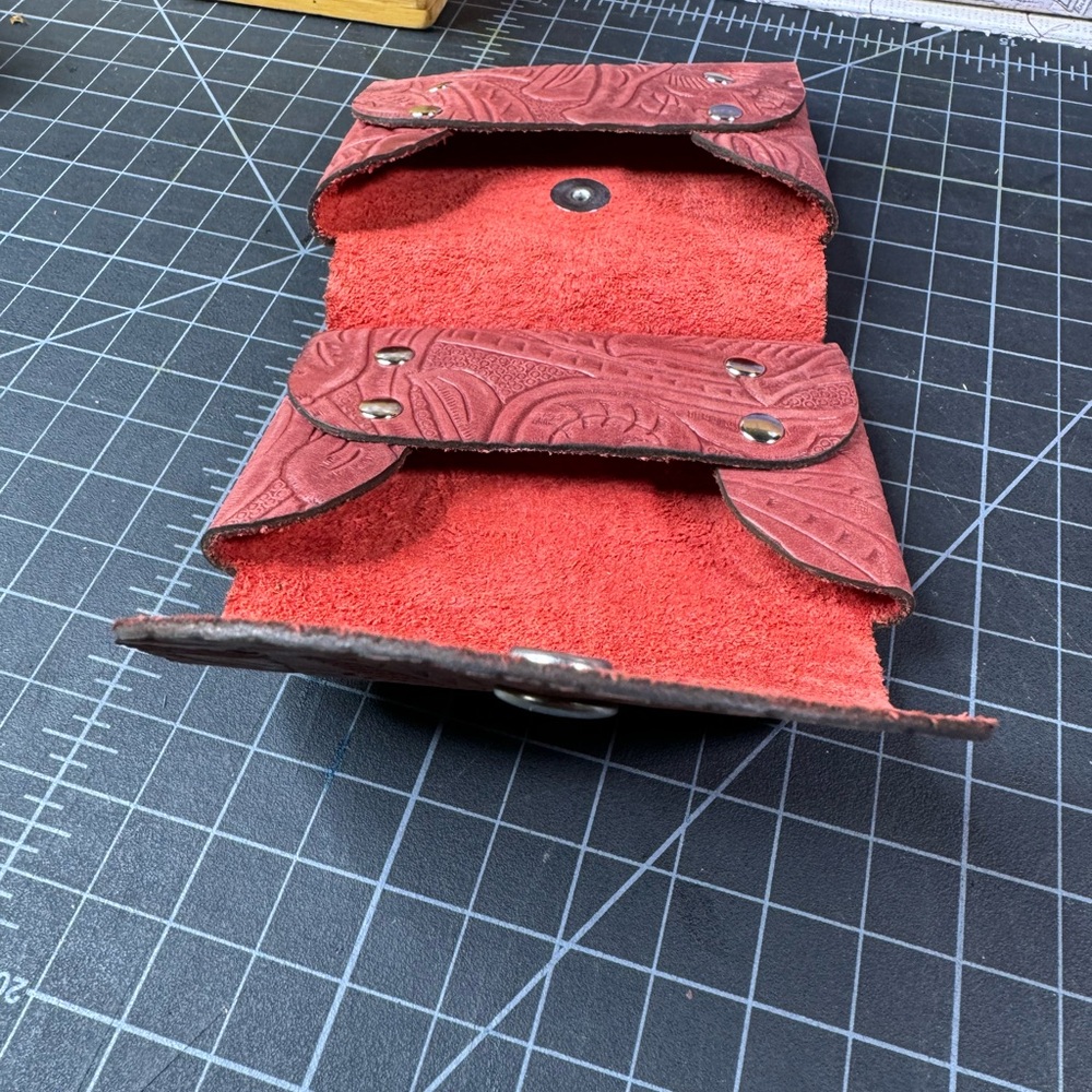 Limited Availability Double Stack Leather Card Wa… - image 6